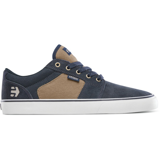 Etnies BARGE LS Sneakers Heren Wit/Donkerblauw/Bruin BE-CJVPBZ